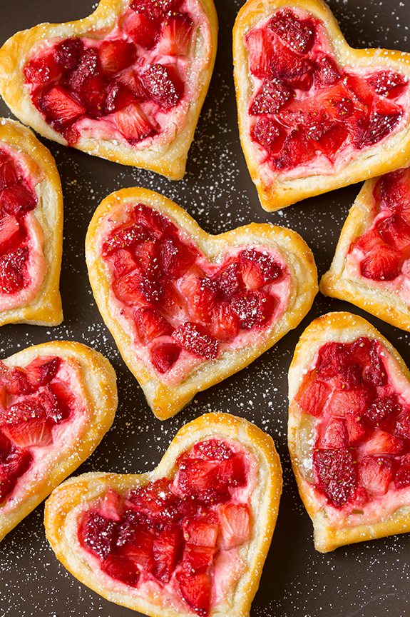 Heart-Shaped Strawberry Pastries: Delicious For Any Special Occasion